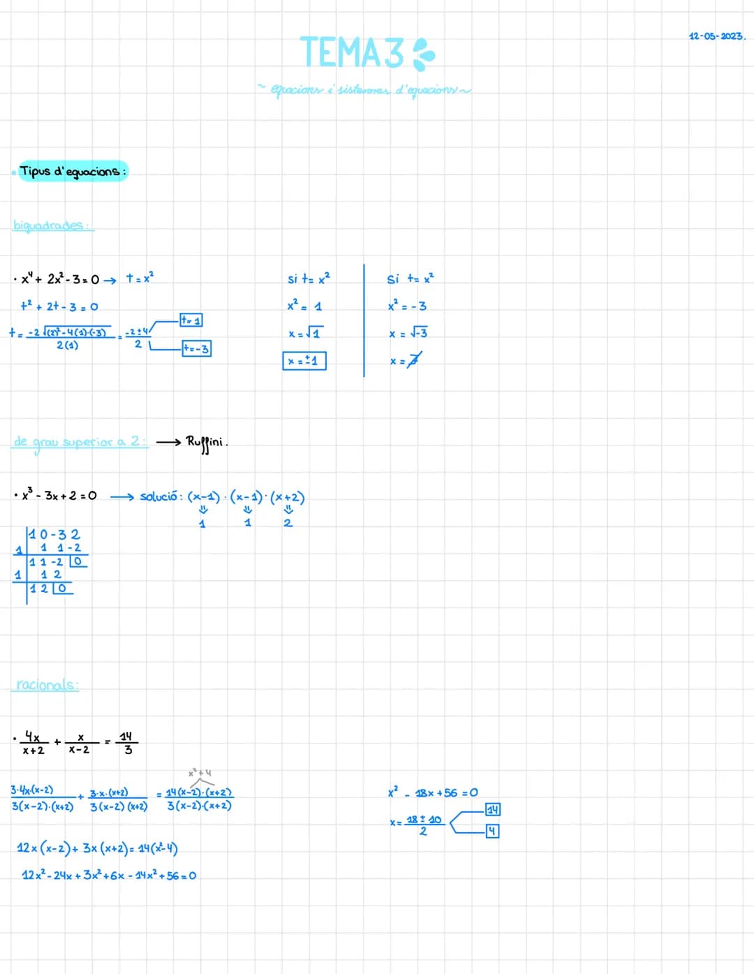 
<h2 id="biquadraticequations">Biquadratic Equations</h2>
<p>Biquadratic equations, also known as quartic equations, are equations of the fo