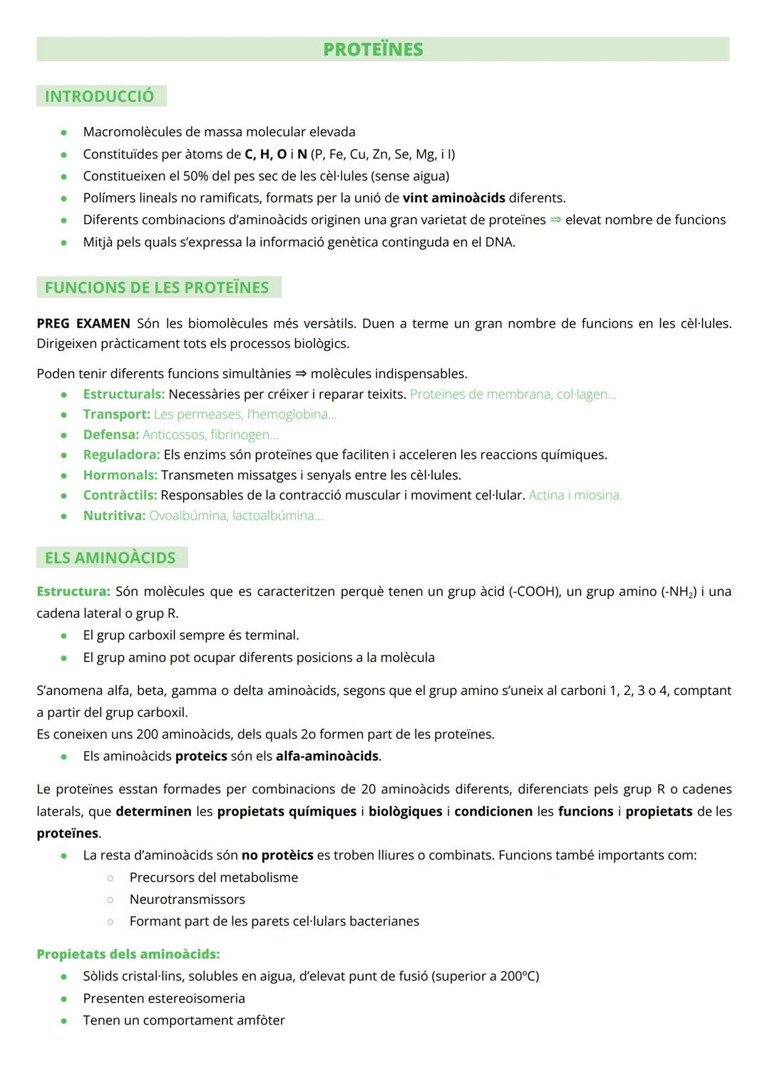 # PROTEÏNES

INTRODUCCIÓ

*   Macromolècules de massa molecular elevada
*   Constituïdes per àtoms de C, H, O i N (P, Fe, Cu, Zn, Se, Mg, i 