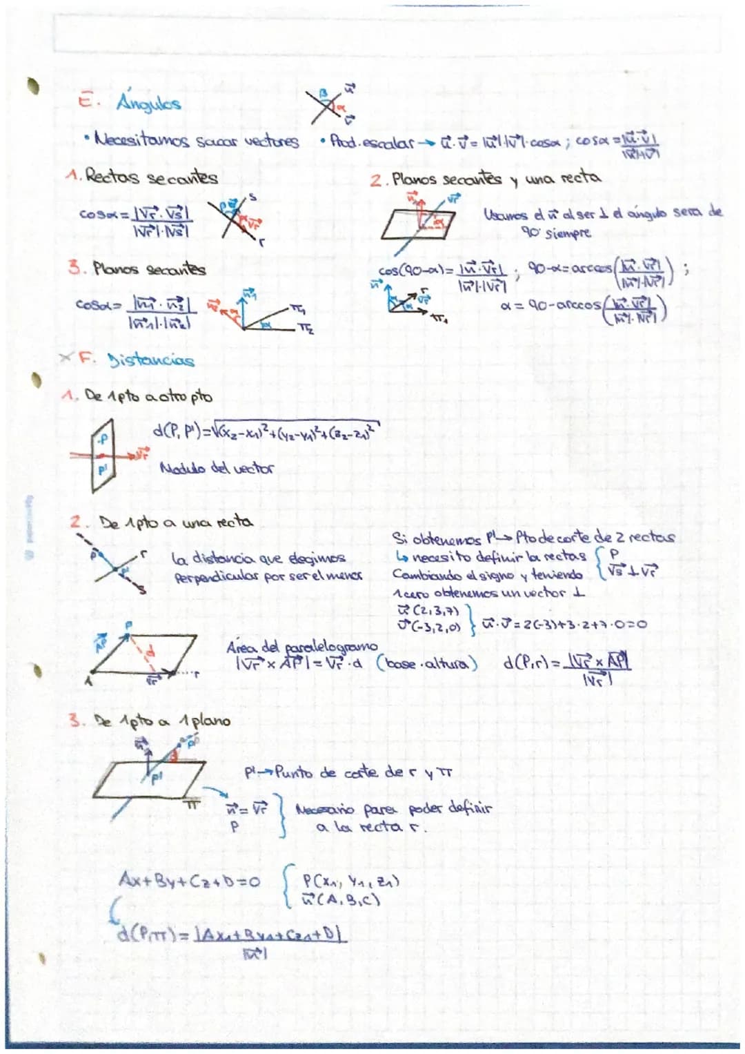 
<p>En el bloque 2 de geometría, se aborda el tema de los vectores en el espacio, con un enfoque específico en el producto escalar, producto