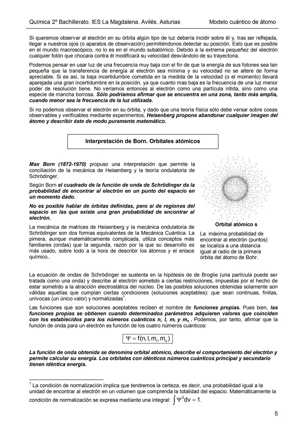 Dpto. Fisica
y Química
V₁
√₂-V₁
El modelo cuántico de átomo
En los últimos años del s. XIX y principios del XX el estudio de la interacción 