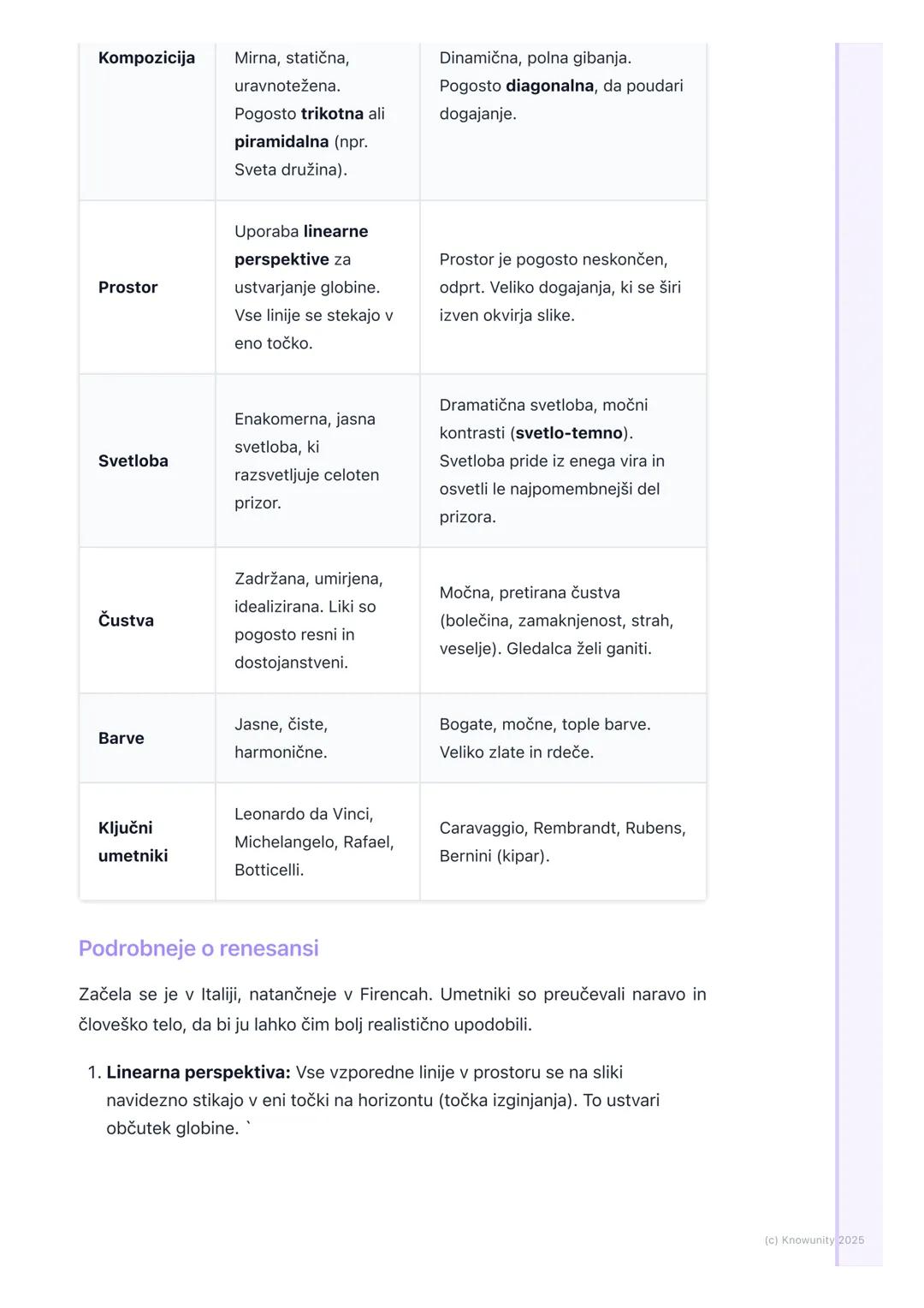 # Renesansa in barok

Uvod v renesanso in barok

To sta dve pomembni umetnostni obdobji, ki sta sledili srednjemu veku. Glavna
sprememba je 