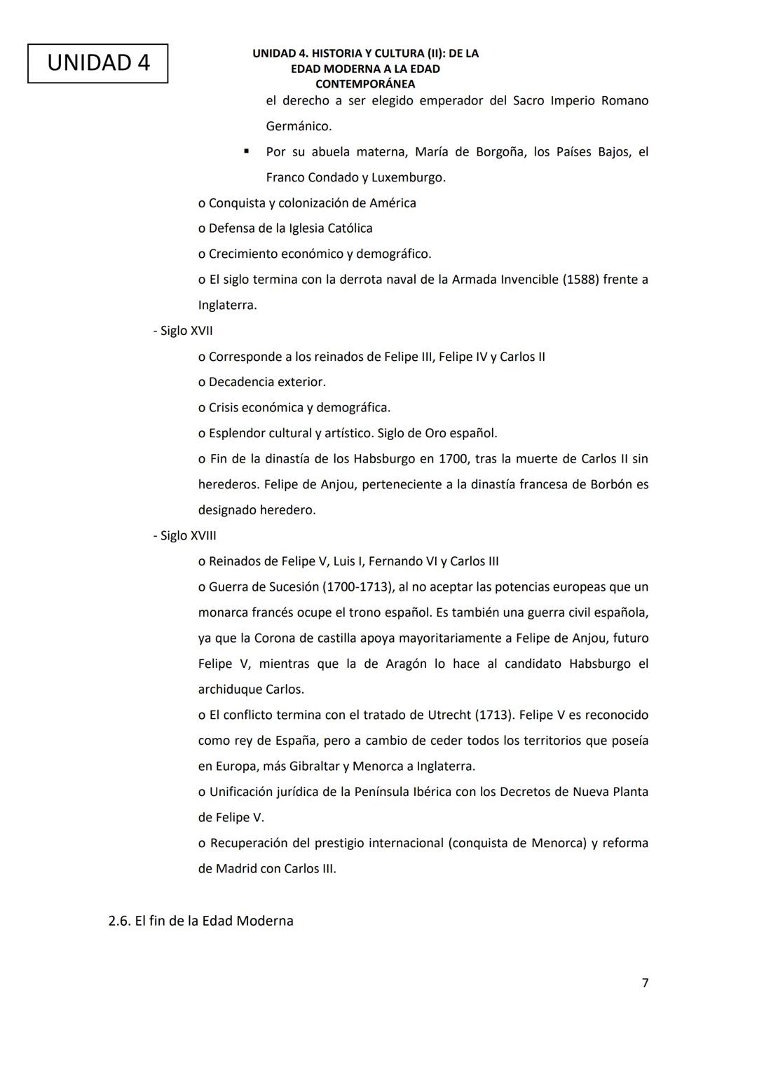 Ciencias Sociales
UNIDAD 4. Historia y cultura (II): de la Edad Moderna a la Edad
Contemporánea. UNIDAD 4
UNIDAD 4. HISTORIA Y CULTURA (II):