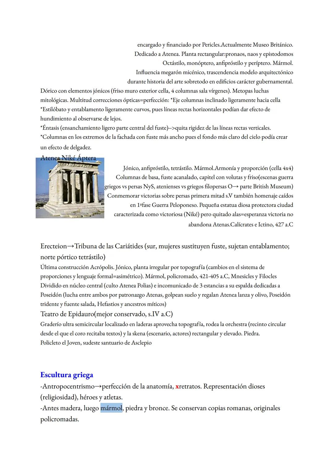 # Tema 1: GRECIA

Arte griego
Arquitectura griega
Características generales
-Escala humana basada en la proporción, preocupación además por 