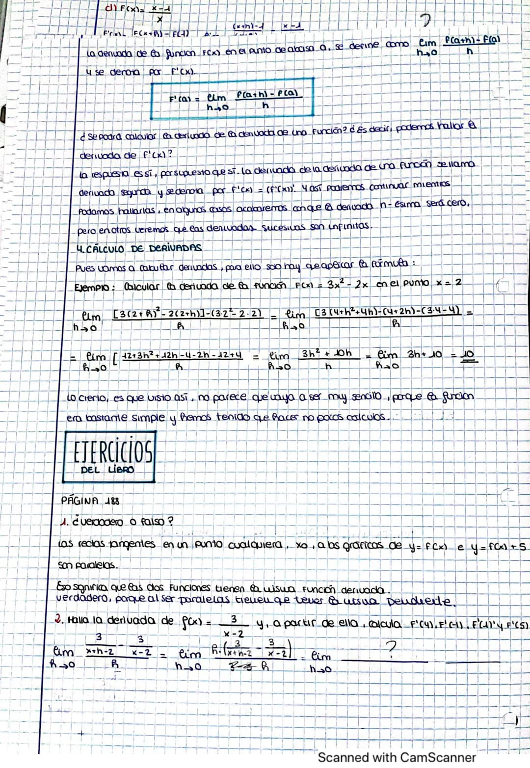 Fiom
tooooco 6
derivadas
1.Introducción
un poco de historia
2. Tasa de uanación media
3. Definicion de derivada
H. Calculo de Derivadas
4.1.