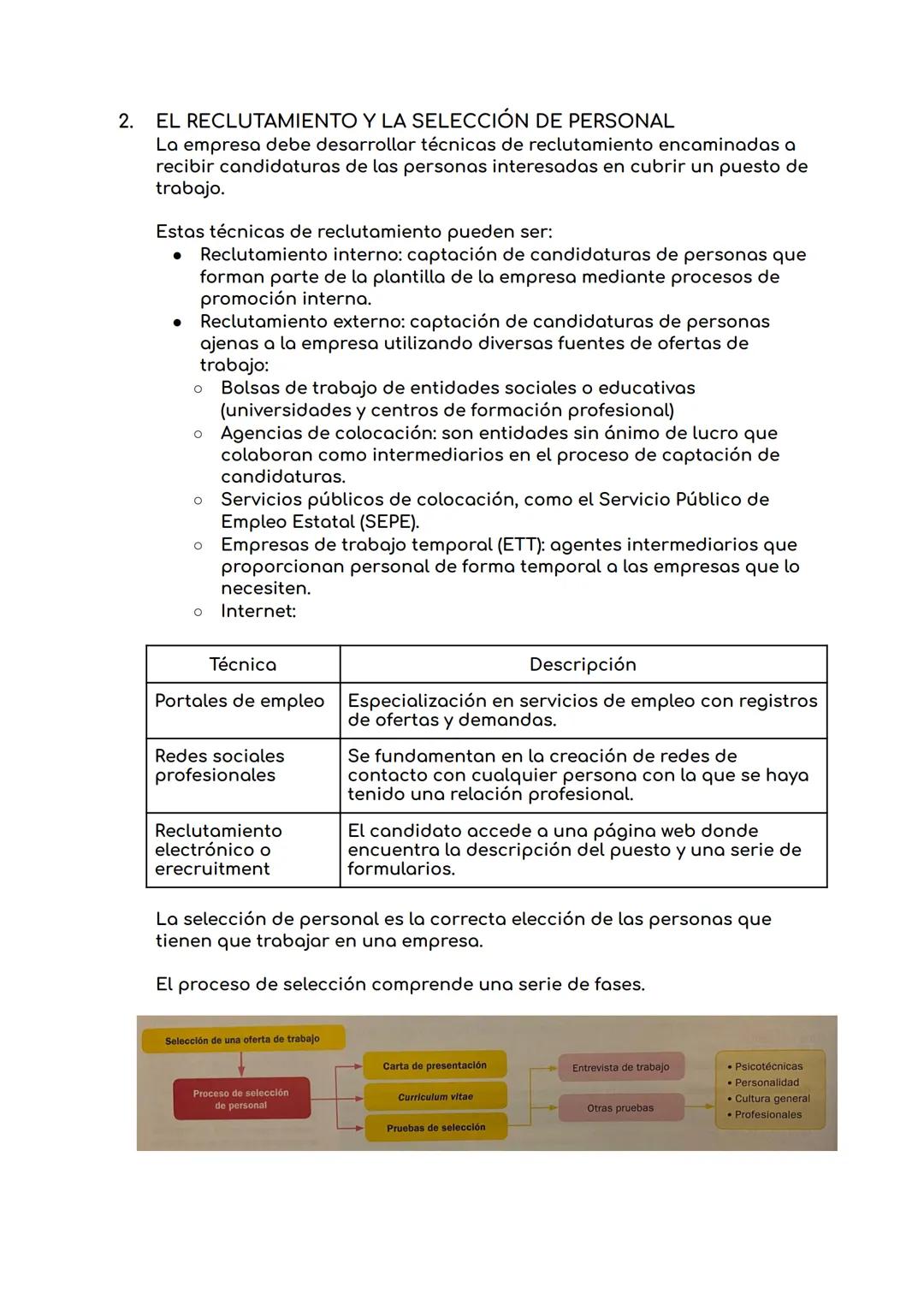 # TEMA 5: GESTIÓN DE LOS RECURSOS HUMANOS

1. LA GESTIÓN DE LOS RECURSOS HUMANOS

   El elemento humano es el hecho diferencial de las empre