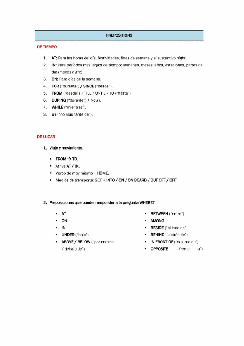 VERB TENSES
PRESENT TENSES
PRESENT SIMPLE
+: Sujeto + verbo (+s).
- Sujeto + don't / doesn't + verbo.
?: Wh-do / does + sujeto + verbo + ?
S