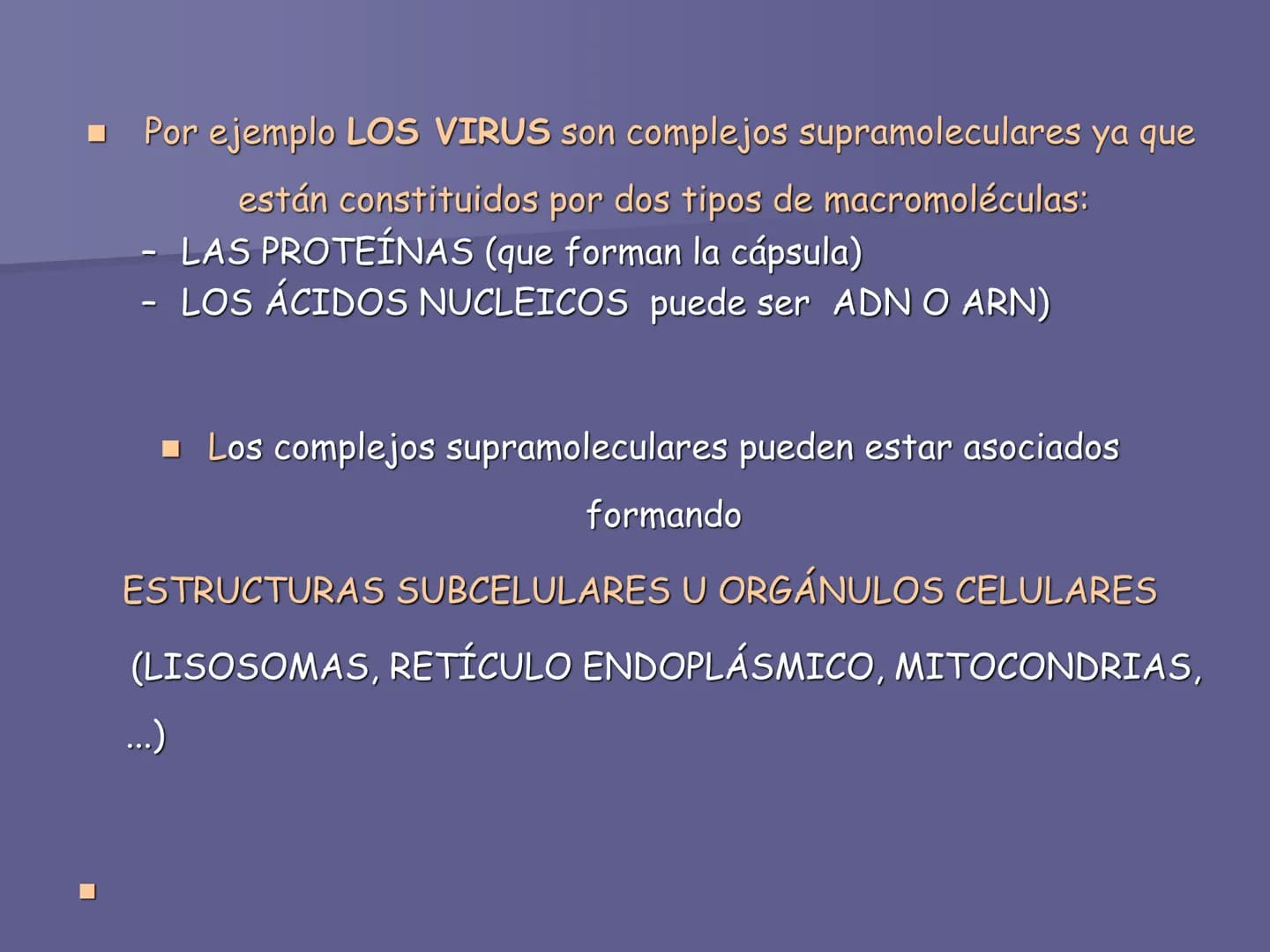 La organización y estructura
de los seres vivos
1. Los niveles de organización de
la materia viva ■ La materia se encuentra organizada en di