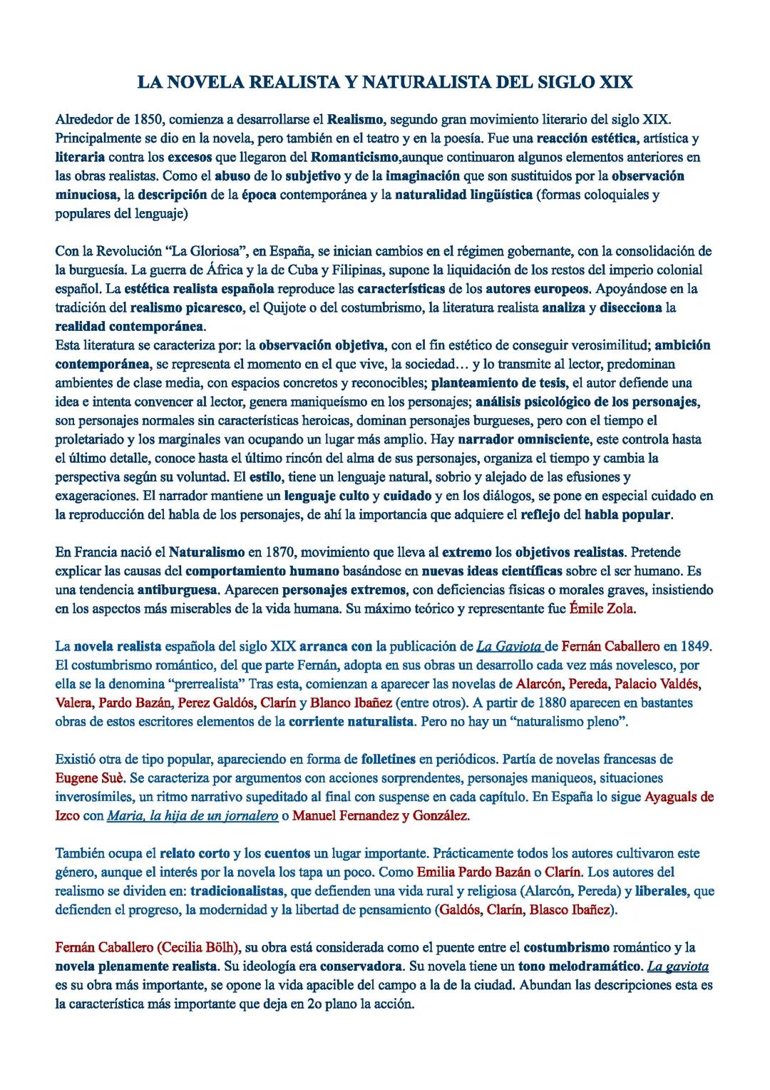 Temario de Literatura para 2º Bachillerato - Preparación EVAU