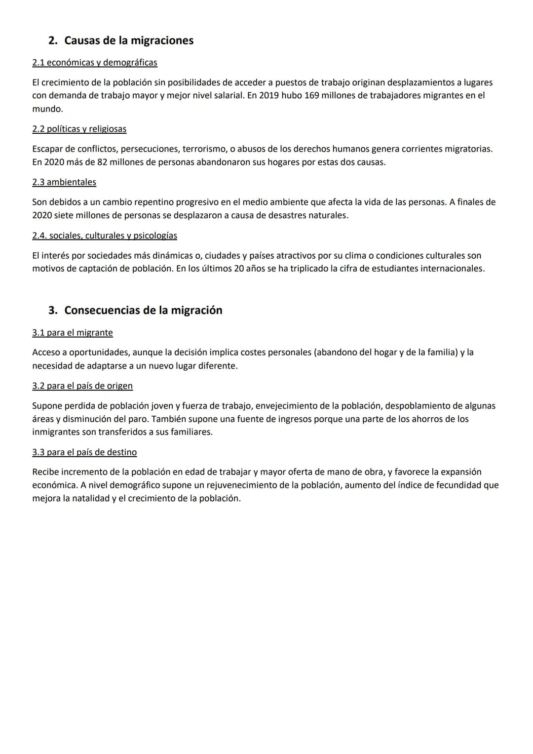 TEMA 2: MUNDO MIGRANTE
1. Movimientos migratorios
1.1 movimientos migratorios
Los movimientos migratorios son desplazamientos de personas de