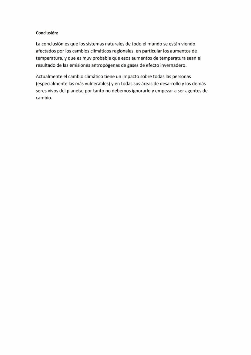 ●
●
●
El cambio climático
Que es el cambio climático?
Se llama cambio climático a la variación global del clima de la Tierra. Esta variación