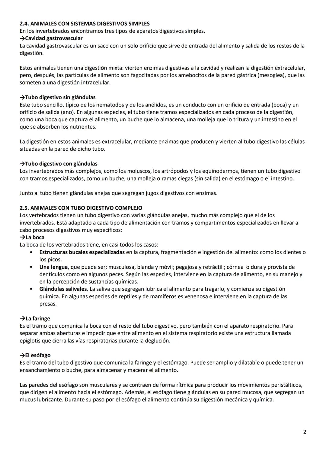 2. LA OBTENCIÓN DE NUTRIENTES ORGANICOS
Los procesos que deben llevar a cabo los animales para obtener nutrientes orgánicos son la captura e