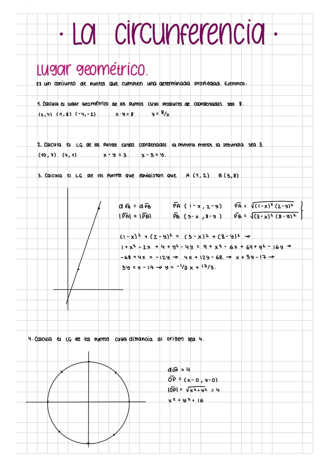 Tema la circunferencia
