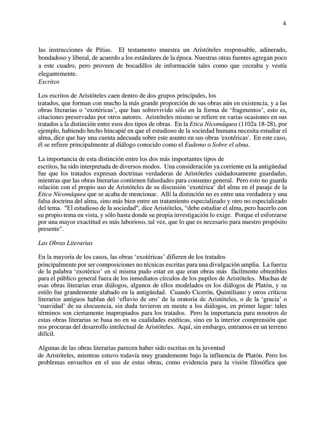 ARISTÓTELES
DESARROLLO Y ESTRUCTURA DE SU PENSAMIENTO
CAPITULO I
VIDA Y OBRAS
Aristóteles nació el 384 a. C. en Estagira, una pequeña ciudad