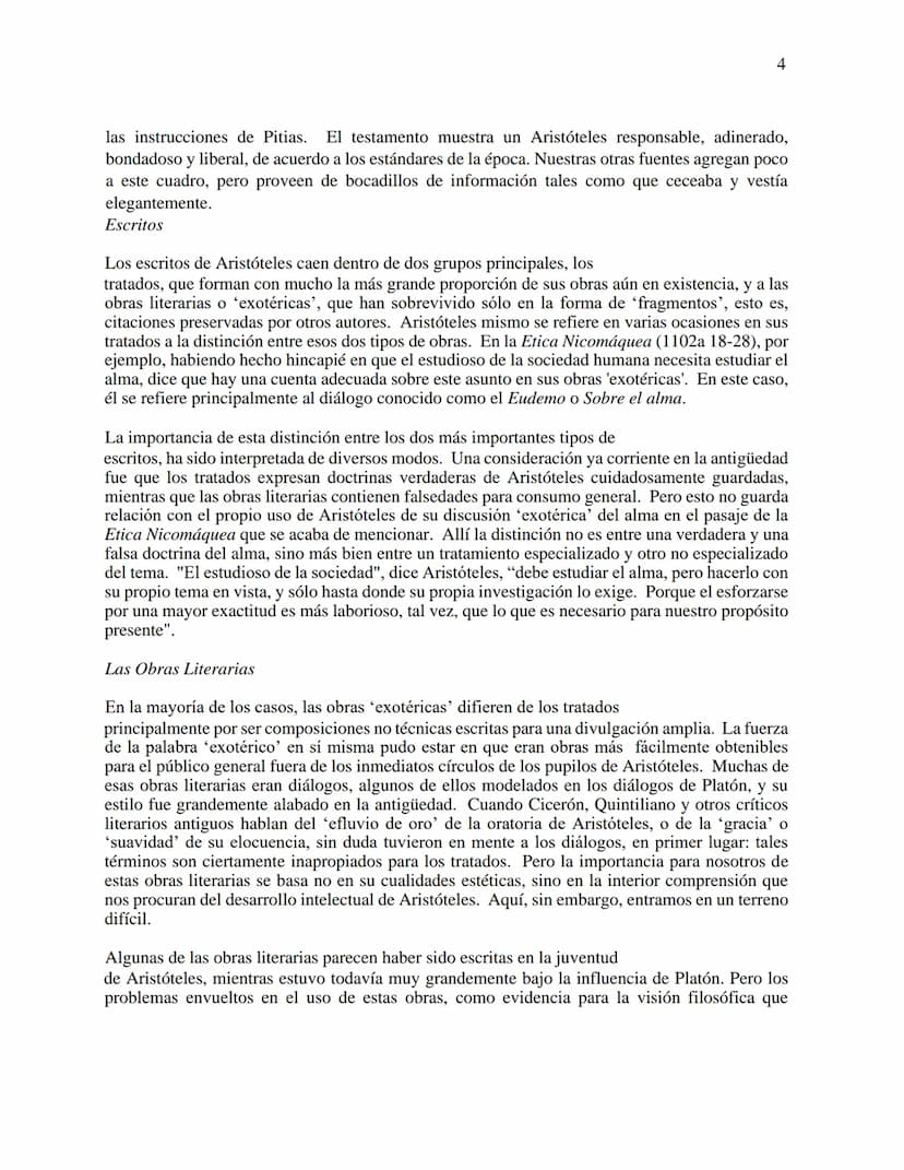 ARISTÓTELES
DESARROLLO Y ESTRUCTURA DE SU PENSAMIENTO
CAPITULO I
VIDA Y OBRAS
Aristóteles nació el 384 a. C. en Estagira, una pequeña ciudad