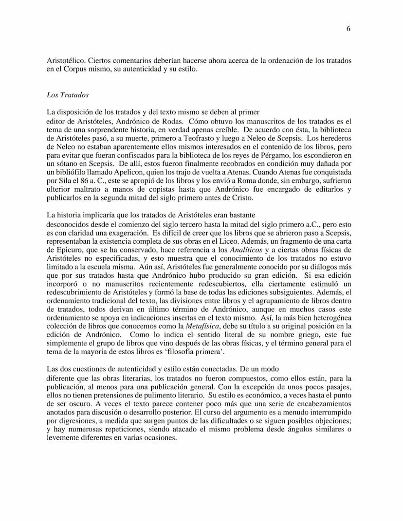 ARISTÓTELES
DESARROLLO Y ESTRUCTURA DE SU PENSAMIENTO
CAPITULO I
VIDA Y OBRAS
Aristóteles nació el 384 a. C. en Estagira, una pequeña ciudad