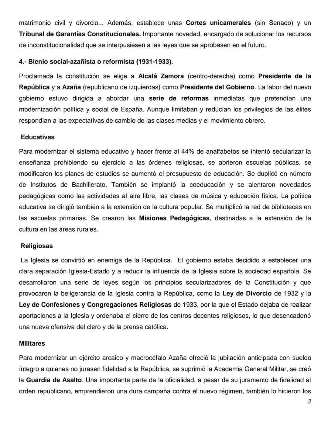TEMA 3 PARTE B de la EBAU. SIGLO XX: II REPÚBLICA.
INTRODUCCIÓN
La Segunda República nace de la descomposición de la monarquía de Alfonso XI