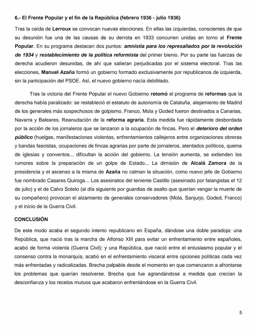 TEMA 3 PARTE B de la EBAU. SIGLO XX: II REPÚBLICA.
INTRODUCCIÓN
La Segunda República nace de la descomposición de la monarquía de Alfonso XI