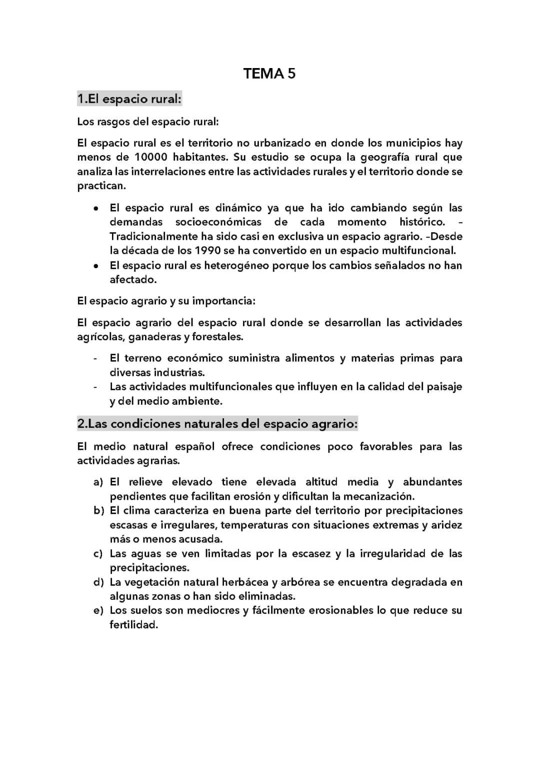 Geografía 2Bach