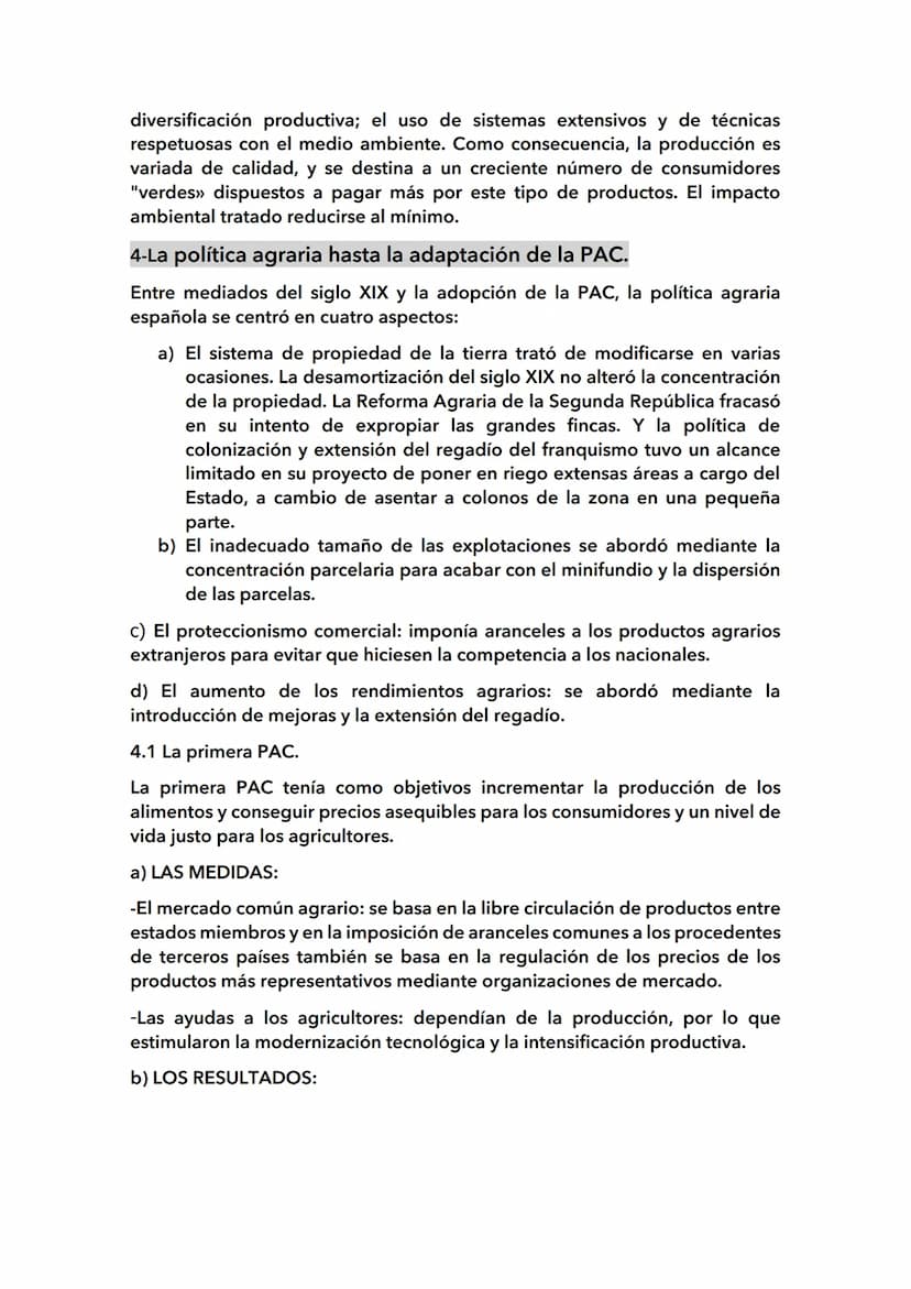 1.El espacio rural:
Los rasgos del espacio rural:
El espacio rural es el territorio no urbanizado en donde los municipios hay
menos de 10000