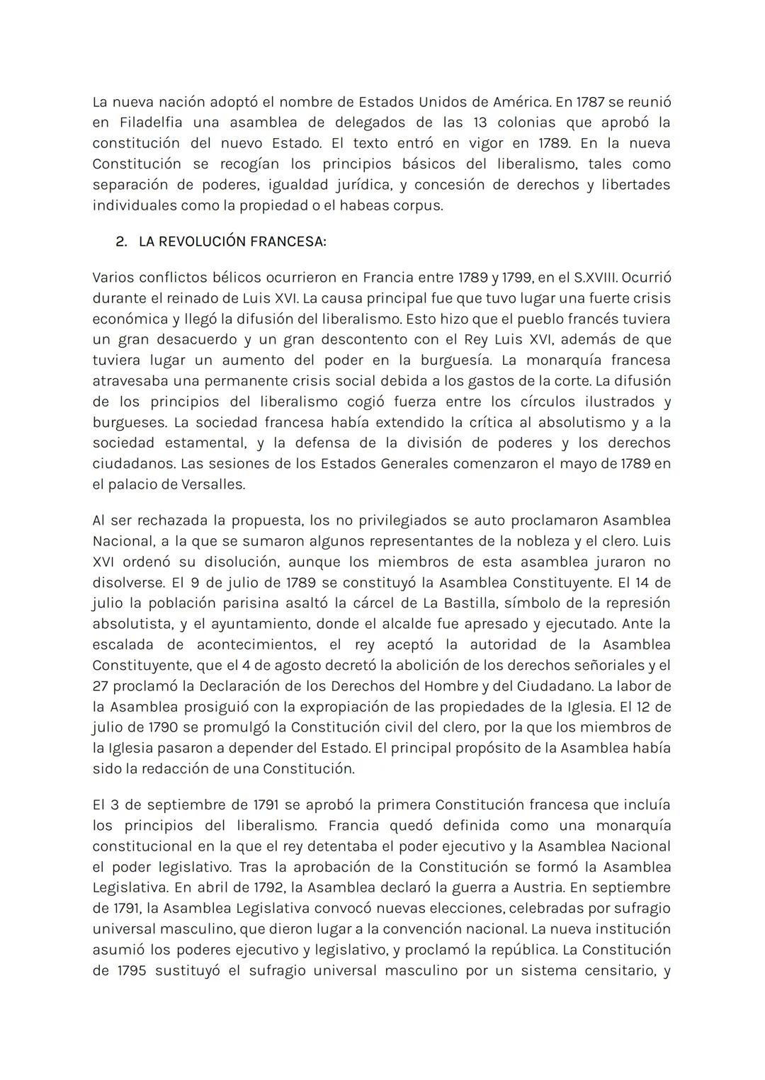 # 2. LA CRISIS DEL ANTIGUO RÉGIMEN

1. LA INDEPENDENCIA DE LOS EE.UU:

Después de la Revolución Inglesa. El primer proceso relacionado con l