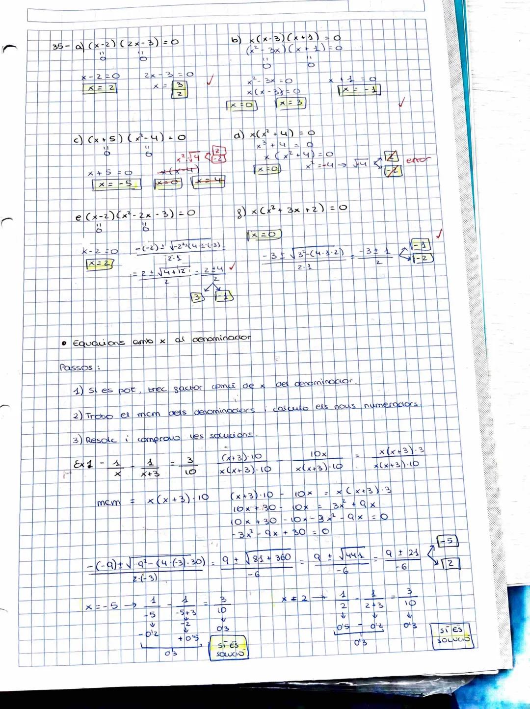 TEMA 3

EQUACIONS, INEQUACIONS SISTE HES

Berra Maing

1- Equacions de primer i segon grau.

X=-b±√b-(4.9.c)
2.a

ax² + bx + c = 0

Equacion