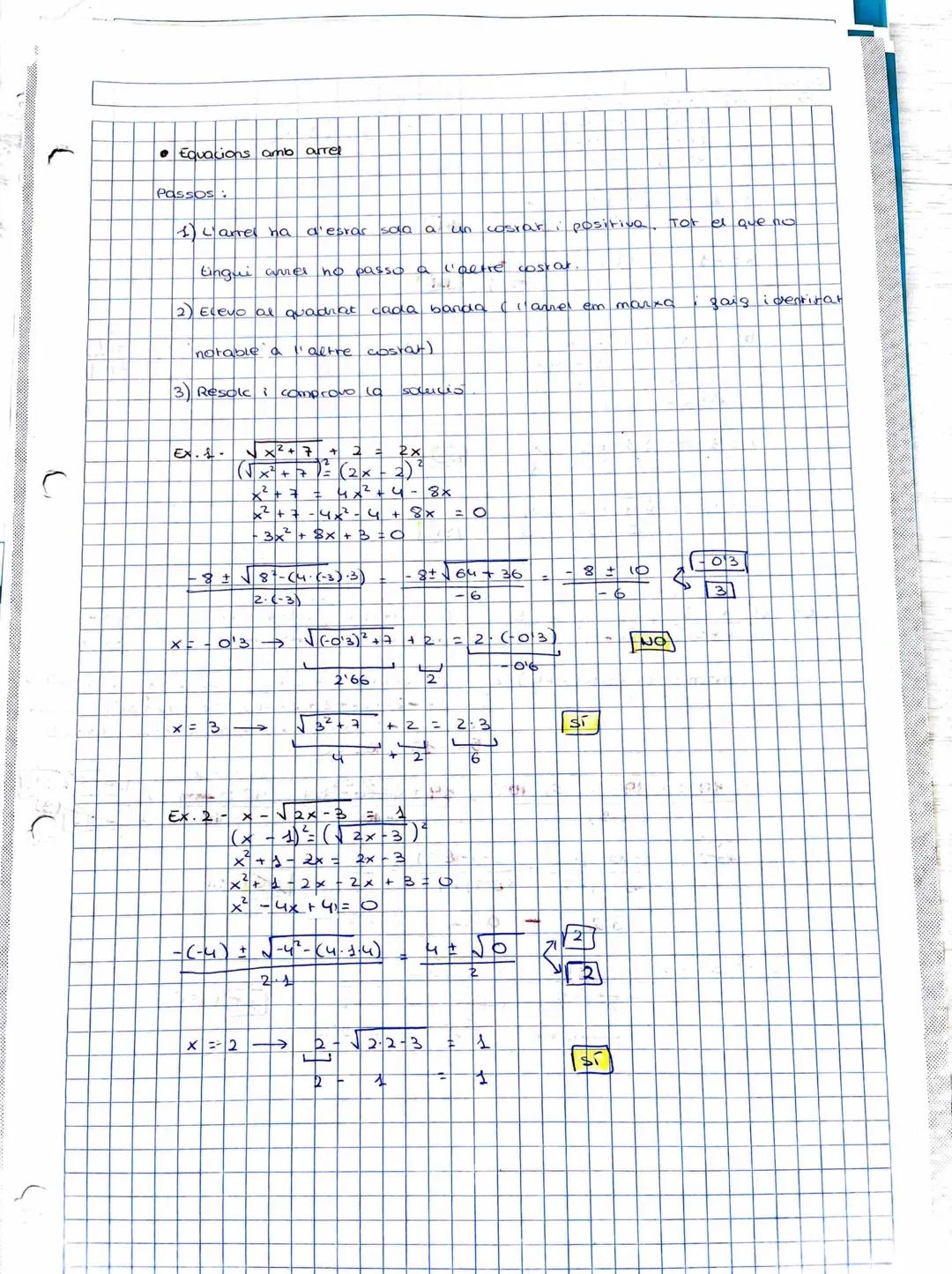 TEMA 3

EQUACIONS, INEQUACIONS SISTE HES

Berra Maing

1- Equacions de primer i segon grau.

X=-b±√b-(4.9.c)
2.a

ax² + bx + c = 0

Equacion