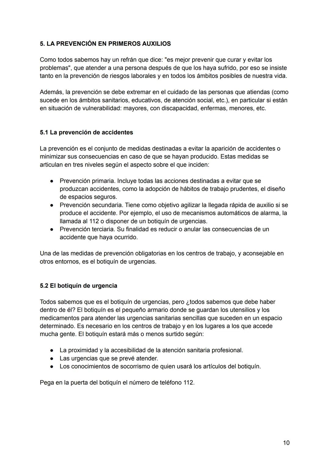 PRIMEROS AUXILIOS
UT 01
EL SISTEMA SANITARIO Y LOS PRIMEROS AUXILIOS
1. El sistema sanitario y la atención a las emergencias
1.1 Los niveles