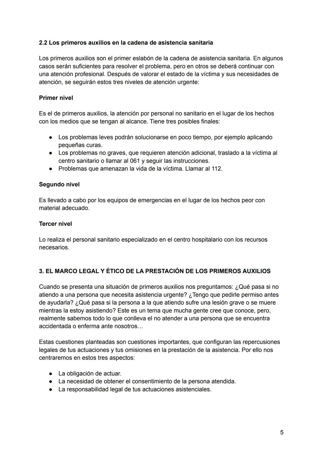 PRIMEROS AUXILIOS
UT 01
EL SISTEMA SANITARIO Y LOS PRIMEROS AUXILIOS
1. El sistema sanitario y la atención a las emergencias
1.1 Los niveles