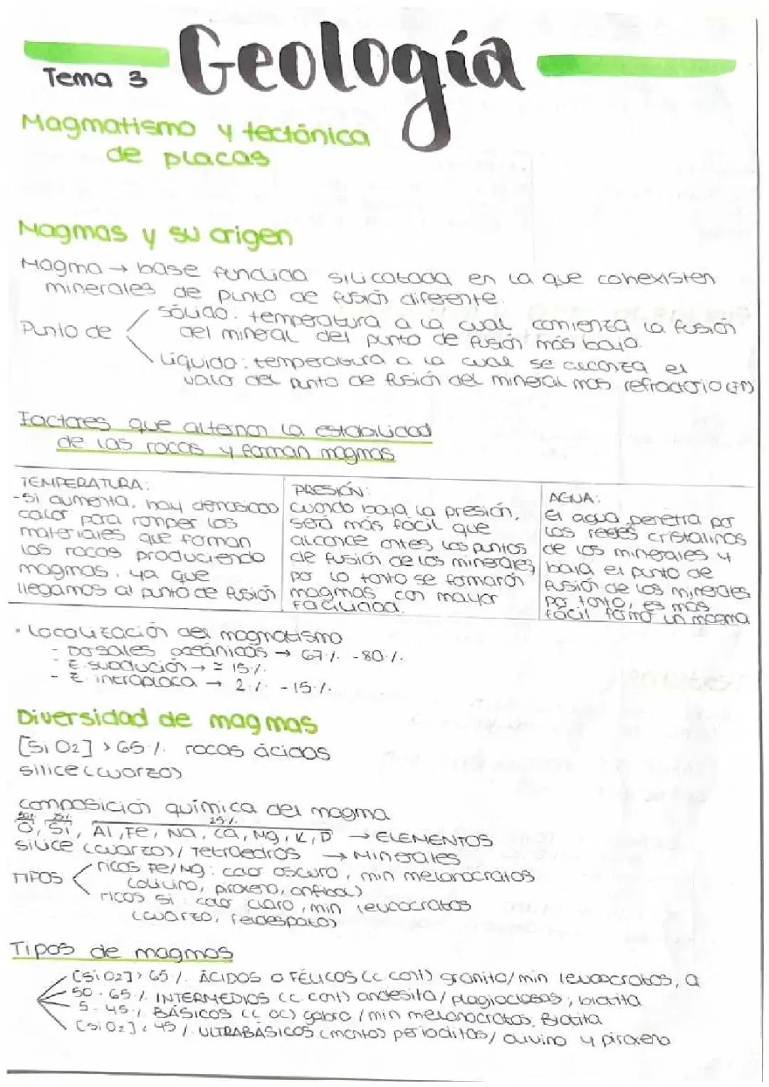 Magmatismo: Los procesos detrás de la formación de magmas