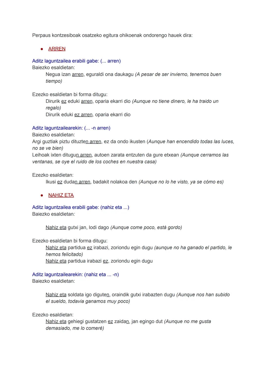 AZALPENAK
PERPAUSAK
PERPAUS KONPLETIBOAK
--(e)LA > baiezko esaldietan erabiltzen da (perpaus nagusia baiezkoa denean)..
Adib.: Ondo dagoela 