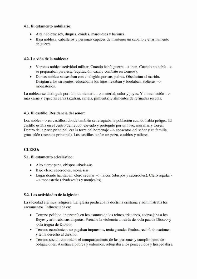 El feudalismo en Europa:
RESUMEN HISTORIA - Tema 2: la Alta Edad Media:
1031-1085
Primeros
reinos de
taifas
CALIFATO
1086
Almoravive.
●
1145