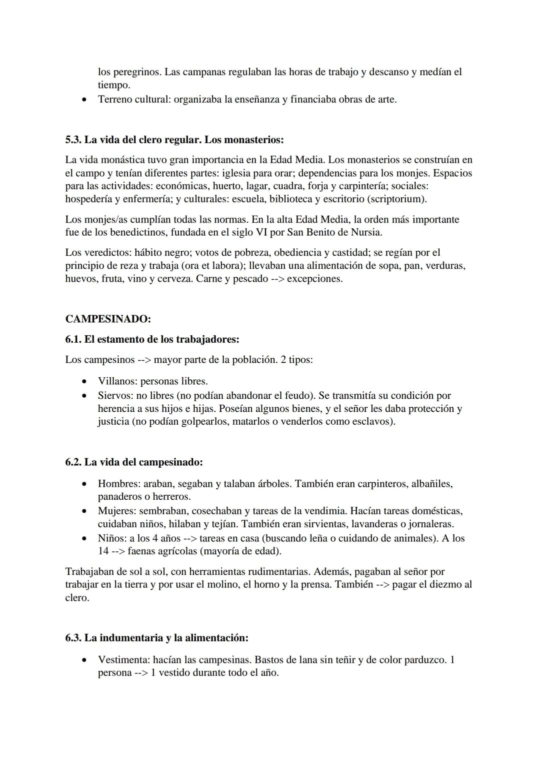 El feudalismo en Europa:
RESUMEN HISTORIA - Tema 2: la Alta Edad Media:
1031-1085
Primeros
reinos de
taifas
CALIFATO
1086
Almoravive.
●
1145