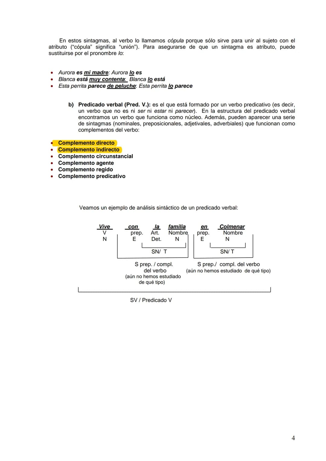 /r/
APUNTES BÁSICOS DE SINTAXIS (1º y 2º ESO)
La lengua es un sistema compuesto por unidades que a su vez se van agrupando
formando unidades