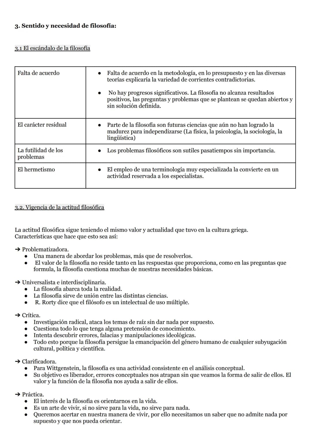 1.Aproximación al concepto de filosofía:
1.1 Origen del término:
→ Viene del griego y significa 'amigo o amante (filos) de la sabiduría (sof