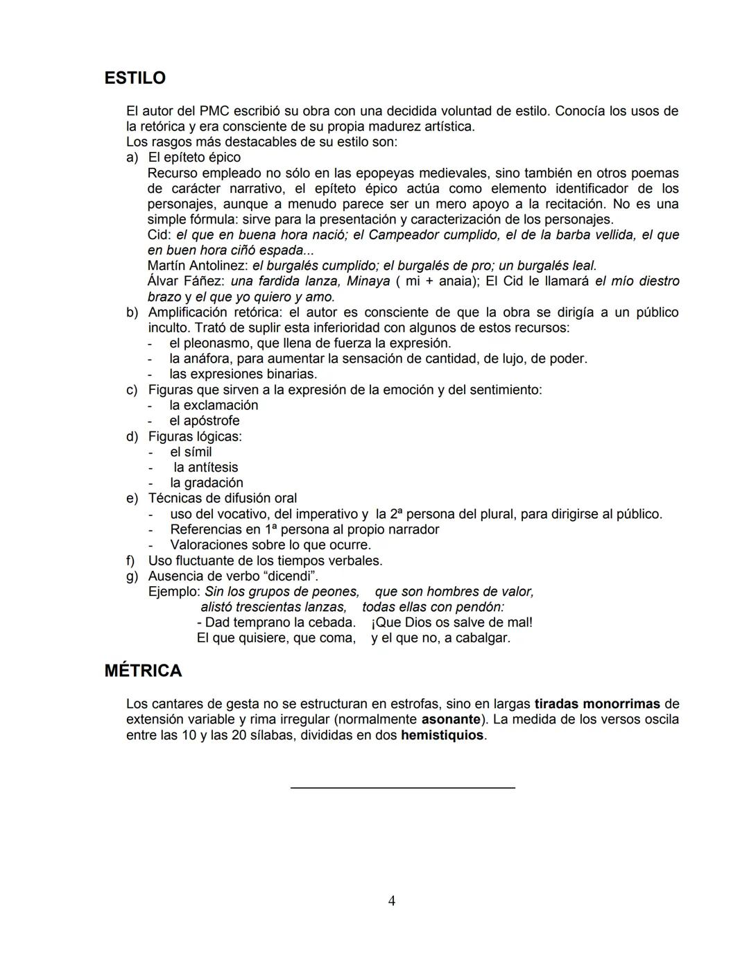 # POEMA DE MIO CID

## GÉNERO: LOS CANTARES DE GESTA

El PMC es un poema narrativo en verso que se enmarca dentro del subgénero de la
épica.