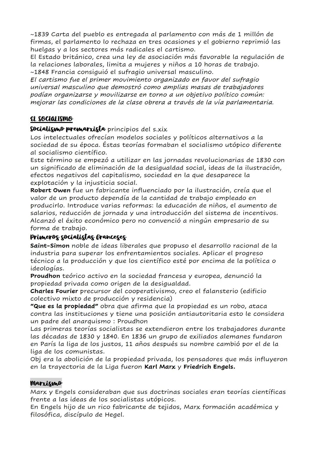 MOVIMIENTO OBRERO
Fenómeno social y político, se tiene conciencia como clase propia, forma
conflictividad social (destrucción de máquinas, a