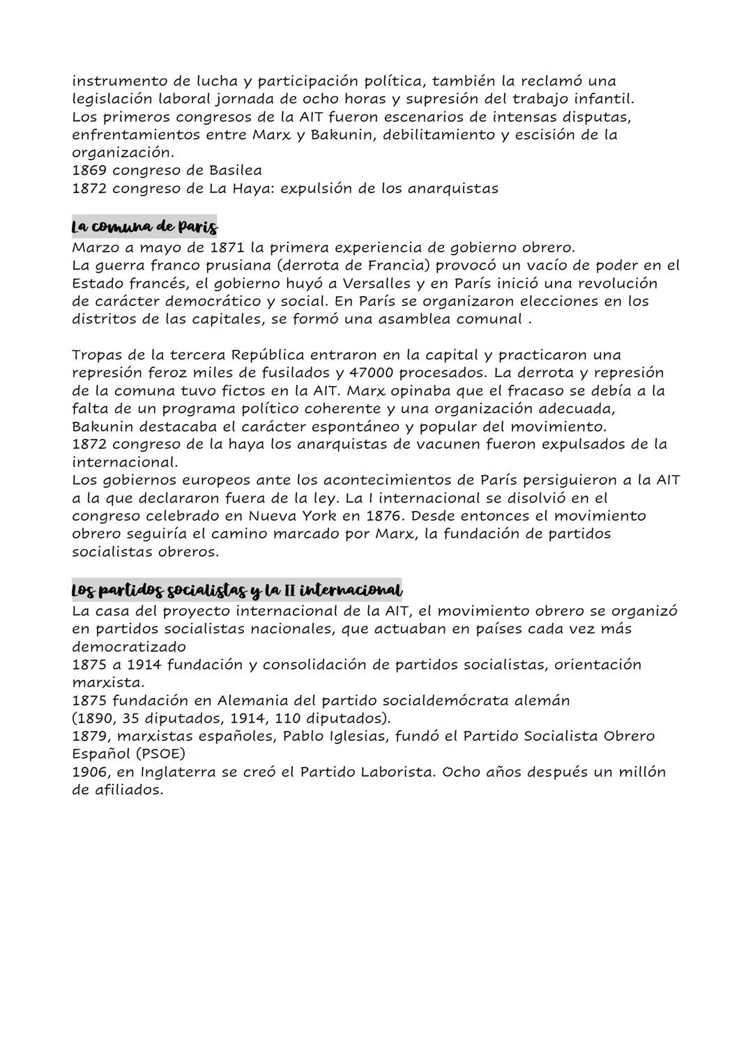 MOVIMIENTO OBRERO
Fenómeno social y político, se tiene conciencia como clase propia, forma
conflictividad social (destrucción de máquinas, a