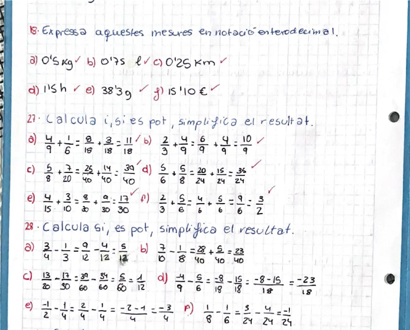 NOMBRES
Raciones
☐ Membres hacionals
El conjunt dels nombres racionals està format per tots
els nombres que podem escriure en forma de Fracc