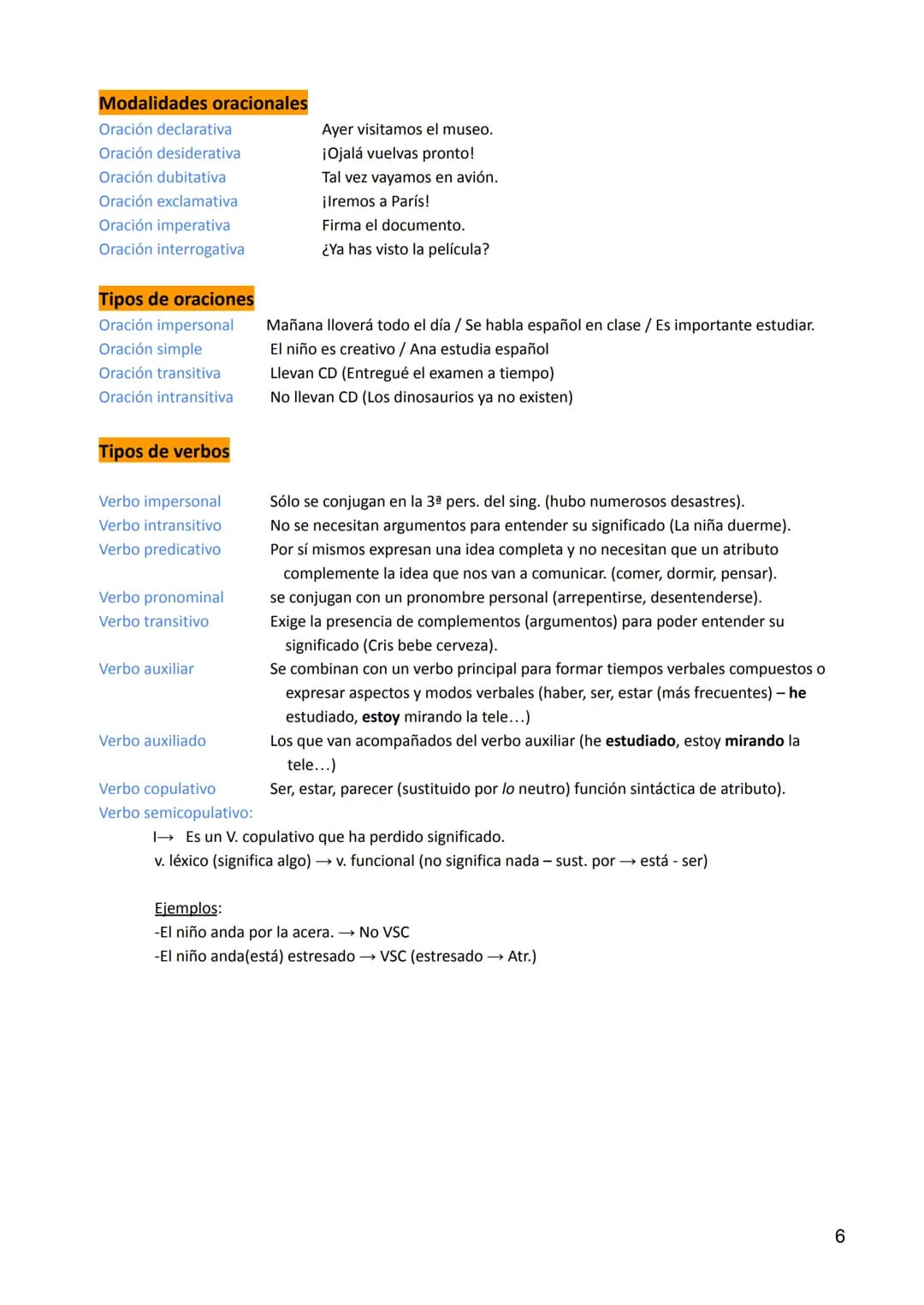 Tipos de categorías
CATEGORÍA LÉXICA → aportan un núcleo al sintagma "alumno, cariñoso, felizmente, estudiar". Se
encuentra en el diccionari