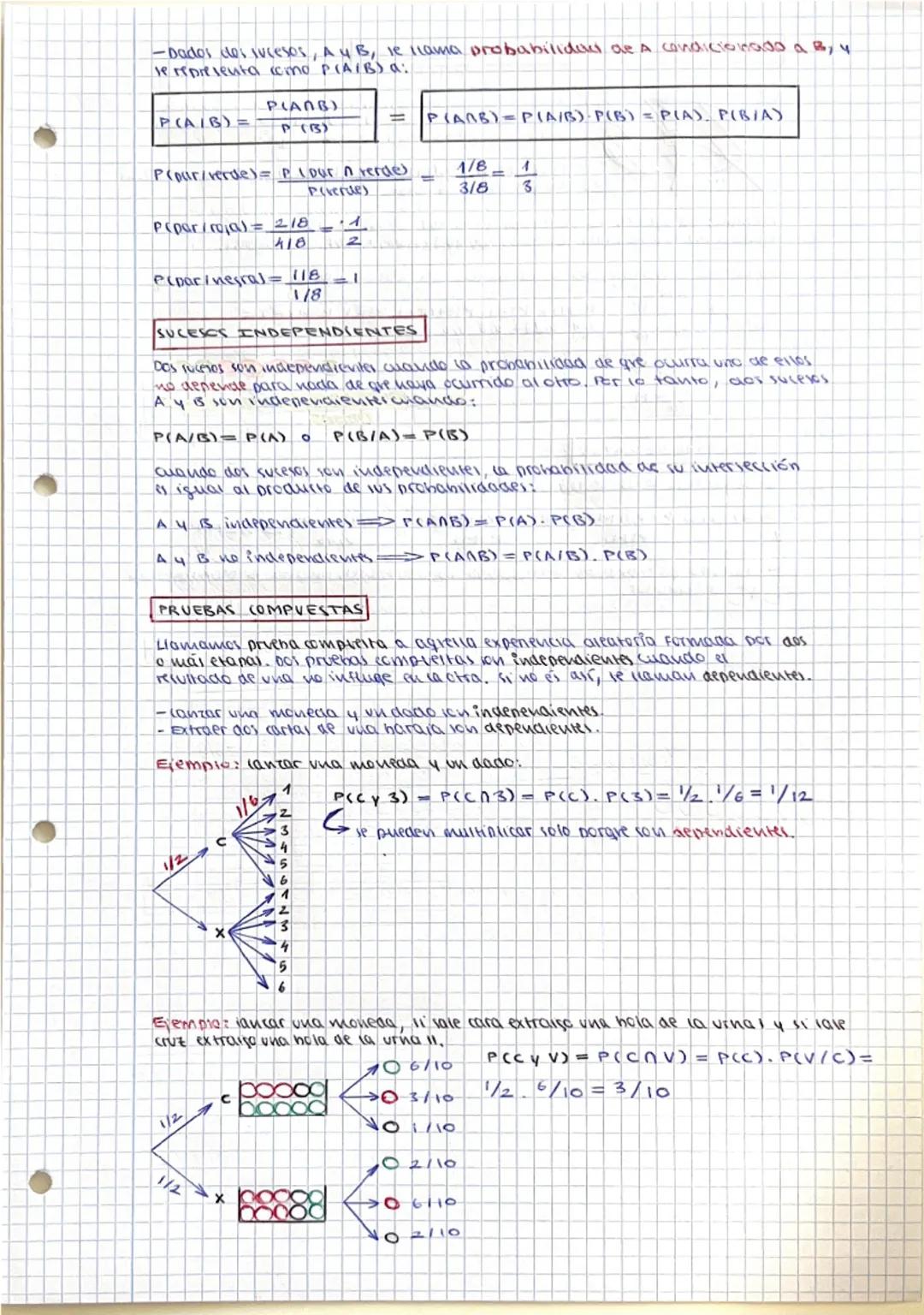 MATES: PROBABILIDAD
Experiencia aleatoria: aquella cuyo resultado depende del azar.
(lanzar un dado, lanzar una moneda, extraer una carta de