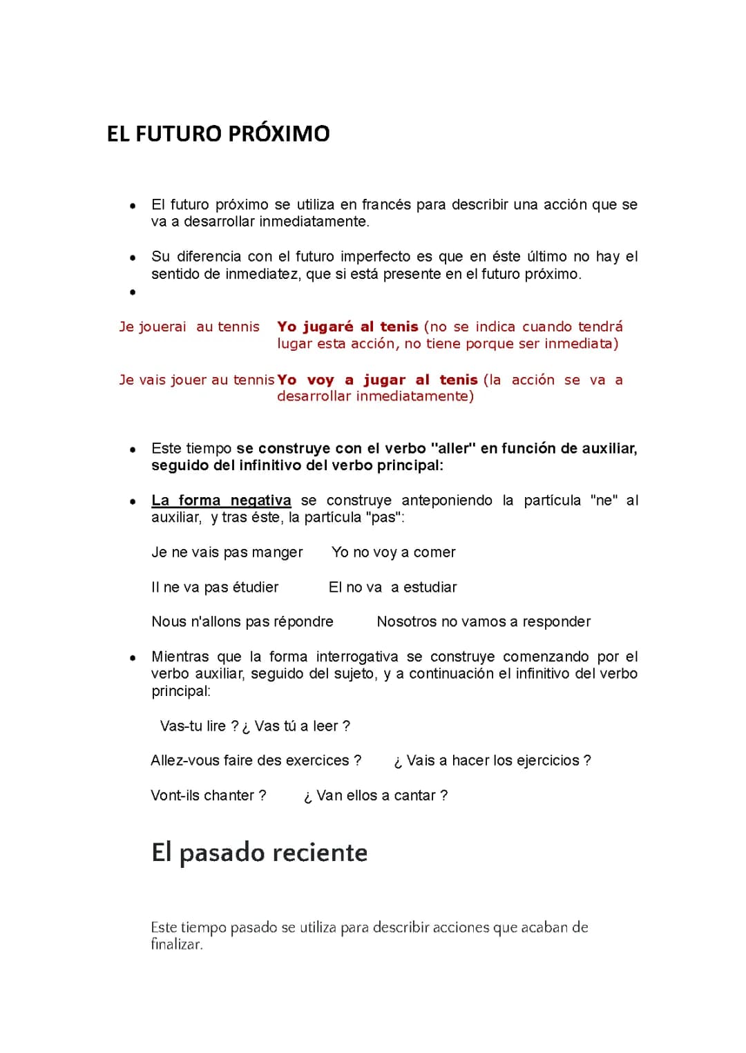 Aprende el Futuro Próximo en Francés: Ejemplos y Ejercicios Divertidos