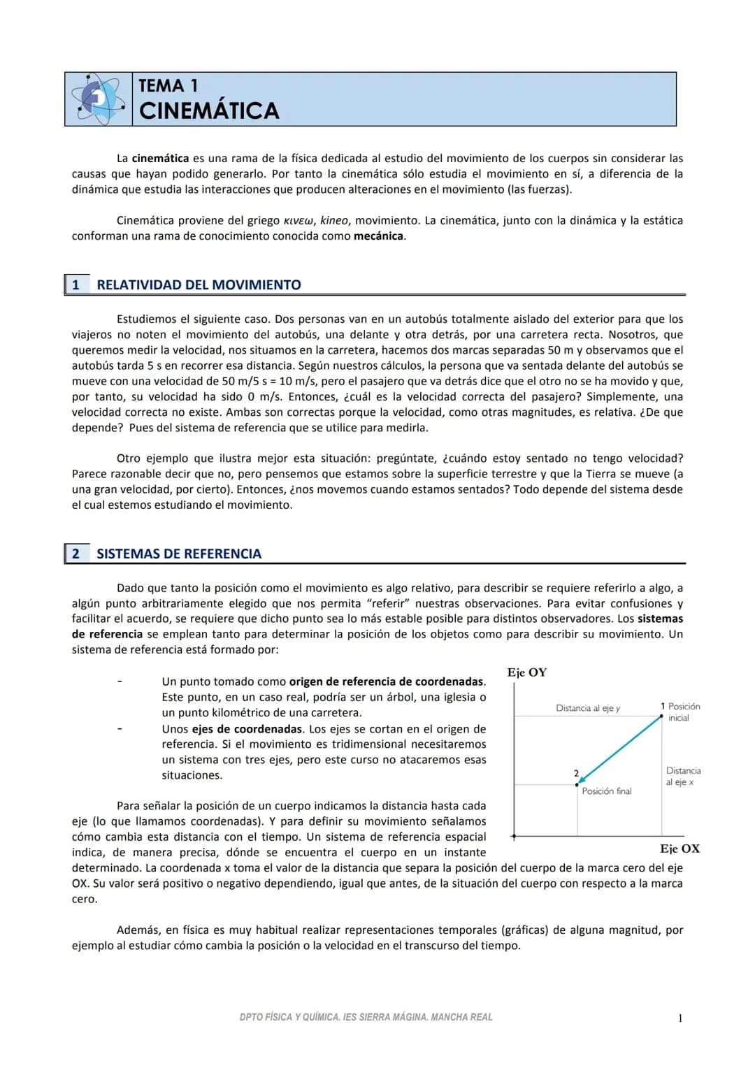 Cinemática 