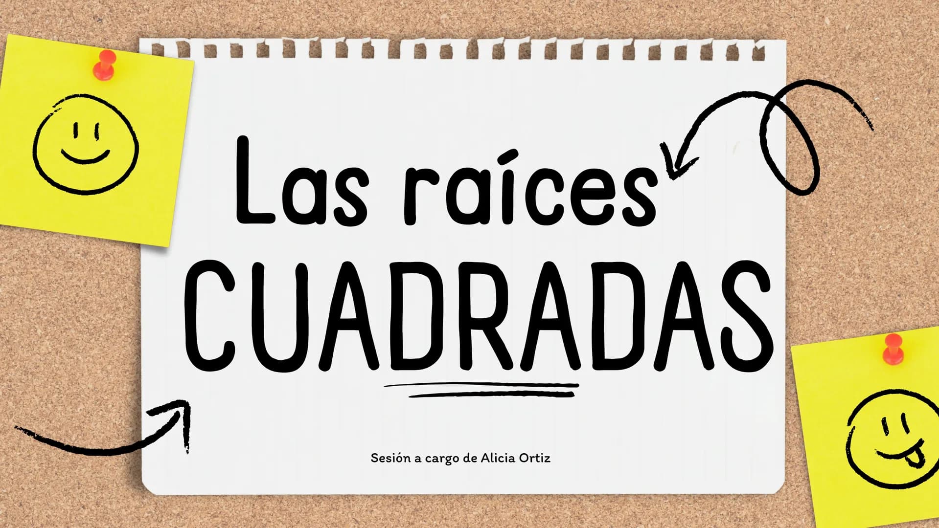 Las raíces
CUADRADAS
Sesión a cargo de Alicia Ortiz
=P Como calcular la raíz cuadrada
La raíz cuadrada de un número entero es el mayor enter