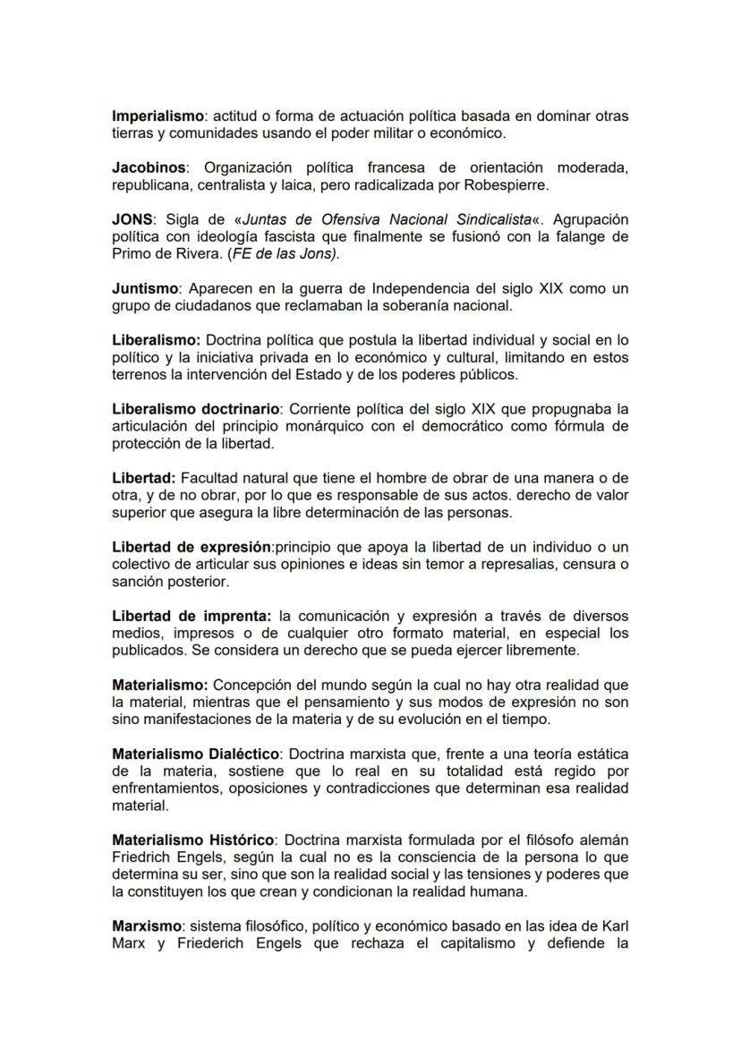 GLOSARIO DE TERMINOLOGÍA HISTÓRICA
Abdicar: Renunciar un monarca a su calidad de jefe de estado.
Absolutismo: Régimen político en el que el 