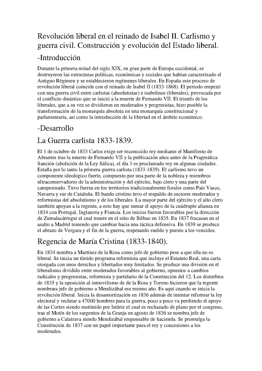 Curiosidades y Resumen del Reinado de Isabel II de España