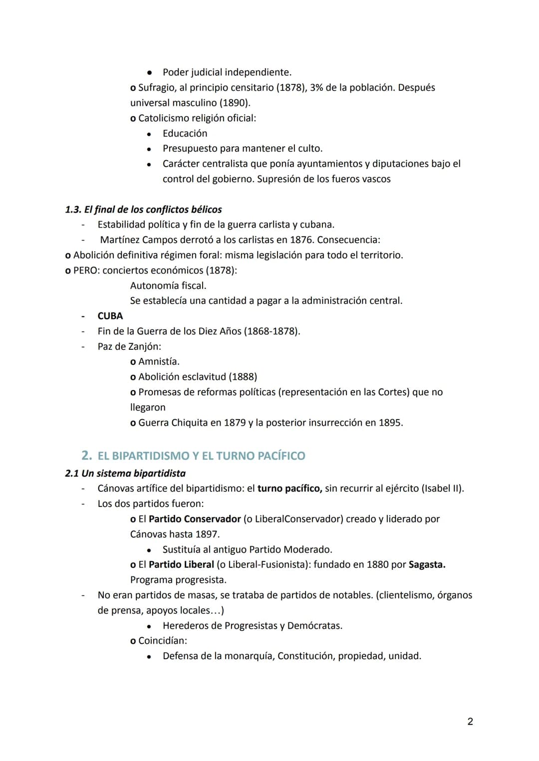 LA RESTAURACIÓN BORBONICA (1875-1902)
1. LAS CLAVES DEL NUEVO SISTEMA POLÍTICO
1874. Manifiesto de Sundhurst, Alfonso XII.
-
o Pronunciamien