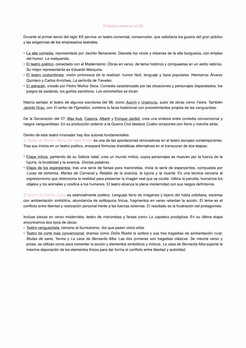 El novecentismo y las vanguardias
Durante el primer tercio del siglo XX en todas las artes se desarrollan los movimientos de vanguardia.
En 