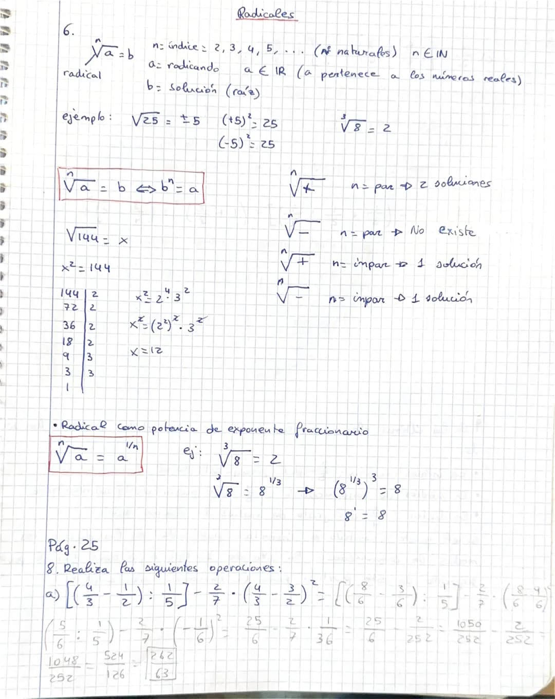 $
D
6
6
Es quitar raices del denominador
Casos:
1- Raíz cuadrada en el denominador
√ट
Multiplicar
√Z
MILY
2- Raíz de indice n# 2
4
√√3²
|
(e