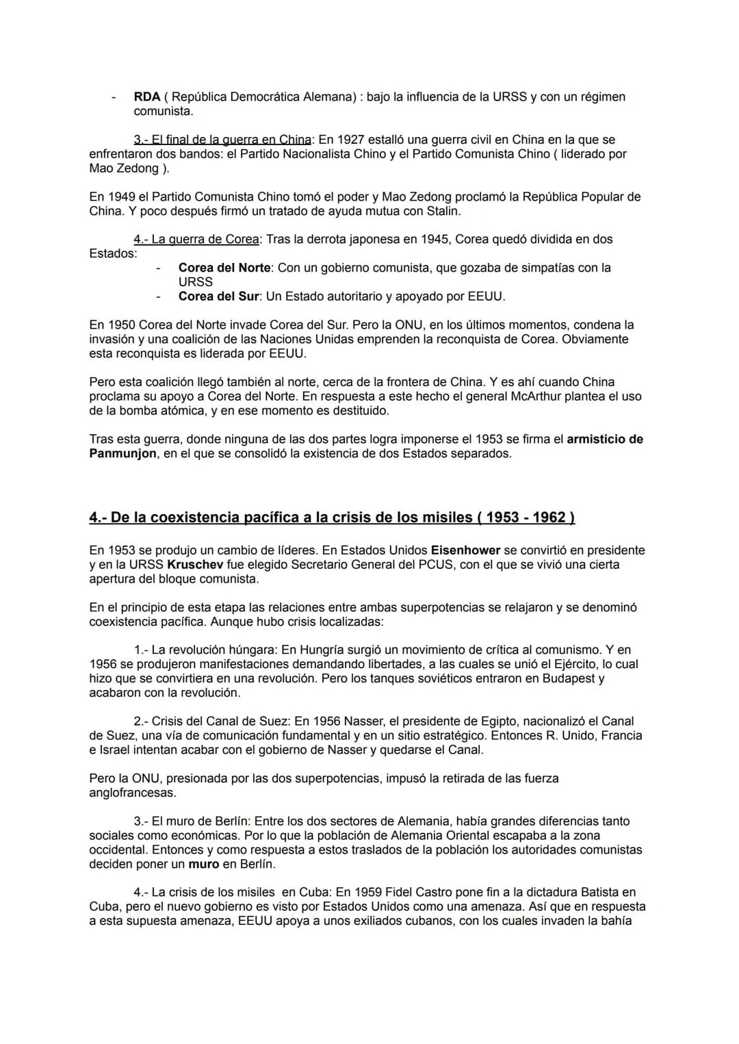 LA GUERRA FRÍA
1.- El origen de la Guerra Fría
La guerra fría fue el estado de tensión permanente que caracterizó las relaciones internacion