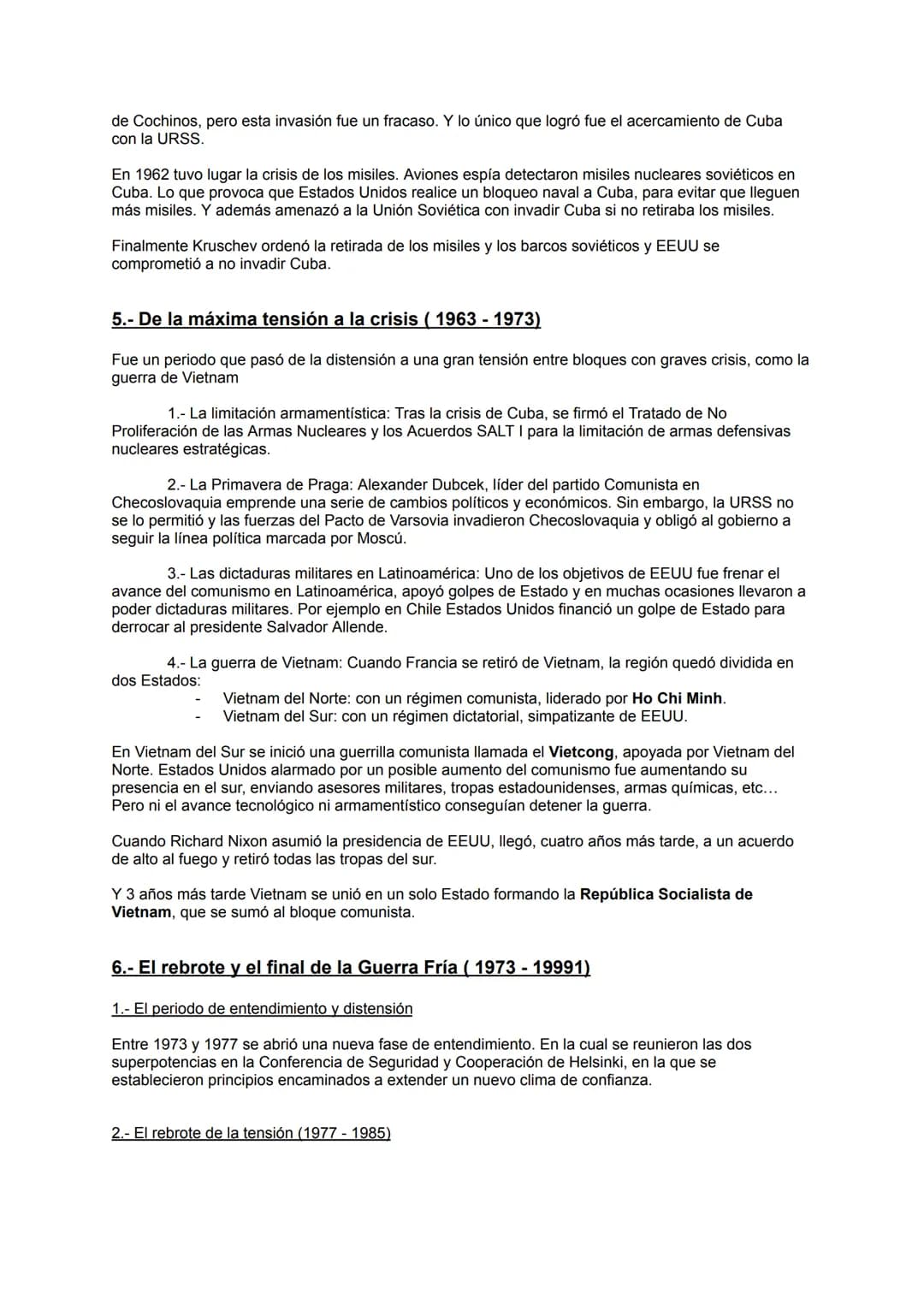 LA GUERRA FRÍA
1.- El origen de la Guerra Fría
La guerra fría fue el estado de tensión permanente que caracterizó las relaciones internacion